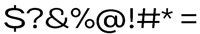 Bruta Extended Regular Font OTHER CHARS