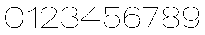 Bruta Extended Thin Font OTHER CHARS