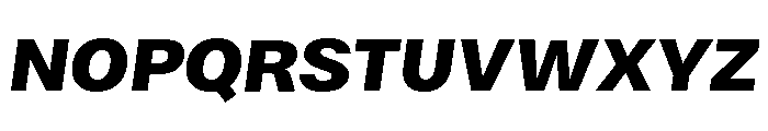 Bruta Extra Bold Italic Font UPPERCASE