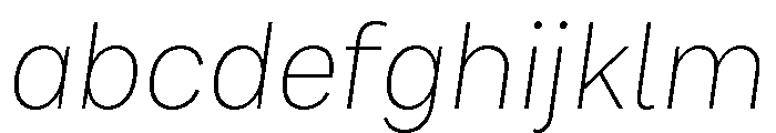 Bruta Extra Light Italic FONT