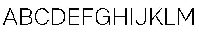 Bruta Light Font UPPERCASE