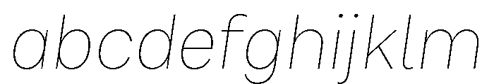Bruta Thin Italic FONT