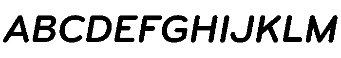 Bryant Bold Italic Font UPPERCASE