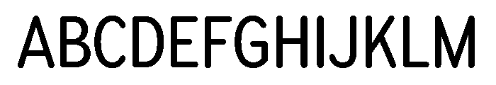 Bryant Compressed Medium Font UPPERCASE