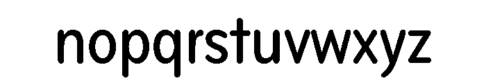 Bryant Compressed Medium Font LOWERCASE
