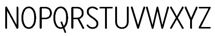Bryant Compressed Regular Font UPPERCASE