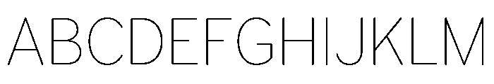 Bryant Condensed Light Font UPPERCASE