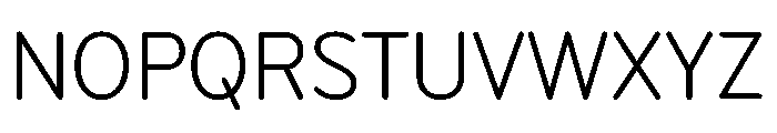 Bryant Condensed Regular Font UPPERCASE