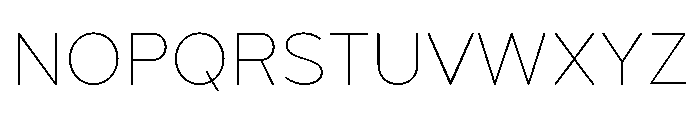 Bryant Light Font UPPERCASE