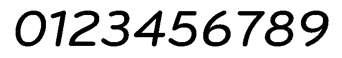 Bryant Medium Italic Font OTHER CHARS