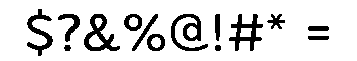 Bryant Medium Font OTHER CHARS