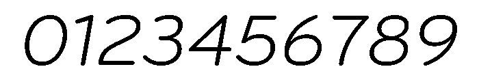 Bryant Regular Italic Font OTHER CHARS