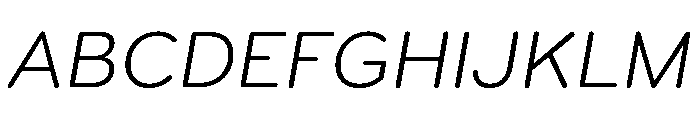 Bryant Regular Italic Font UPPERCASE