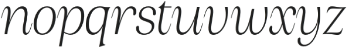 BS Helivita Light Condensed Italic otf (300) Font LOWERCASE