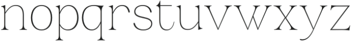 BS Helivita Thin otf (100) Font LOWERCASE