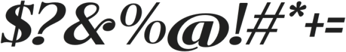 Bs-Giordano Family Bold Italic otf (700) Font OTHER CHARS