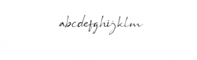 bs signature.ttf Font LOWERCASE