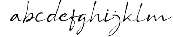 BS Signature Font LOWERCASE