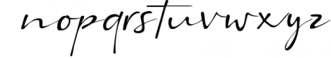 BS Signature Font LOWERCASE