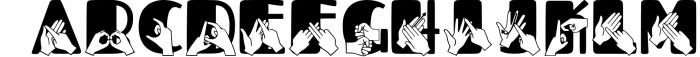 BSL Font British Sign Language | Auslan Font | Type in BSL Font LOWERCASE
