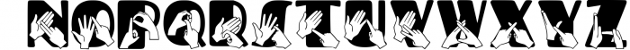 BSL Font British Sign Language | Auslan Font | Type in BSL Font LOWERCASE