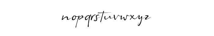 Bs Signature Demo Font LOWERCASE