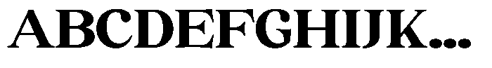 BS Helivita Black Font UPPERCASE