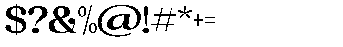 BS Helivita Bold Font OTHER CHARS