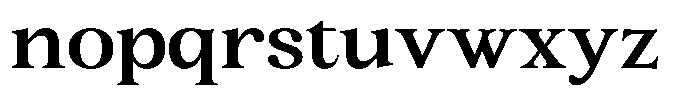 BS Helivita Bold Font LOWERCASE