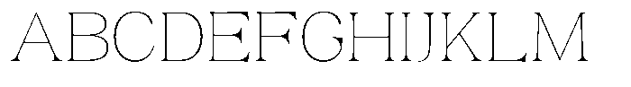 BS Helivita Thin Font UPPERCASE