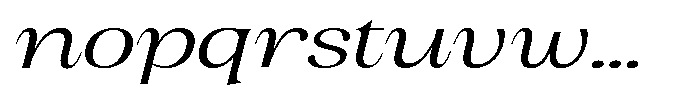 BS Helivita Variable Black Italic Font LOWERCASE