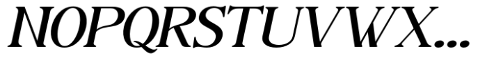 Bs Giordano Family Medium Italic Font UPPERCASE