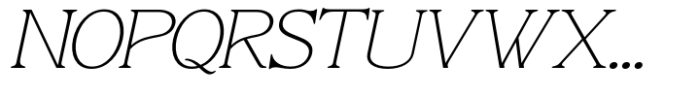 Bs Giordano Family Thin Italic Font UPPERCASE