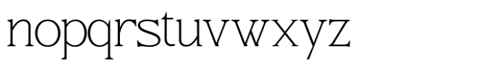Bs Giordano Family Thin Font LOWERCASE