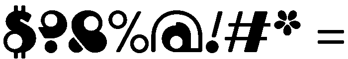BSAbriko Sunshine Font OTHER CHARS