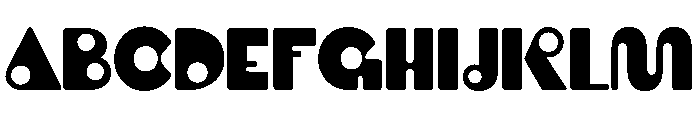 BSAbriko Sunshine Font UPPERCASE