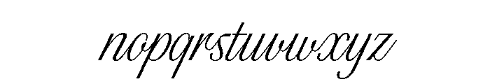 BSAcapulko Script Font LOWERCASE