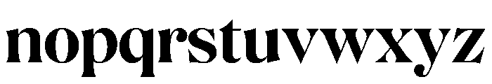 BSMilkshakeDisplay Bold Instance Font LOWERCASE