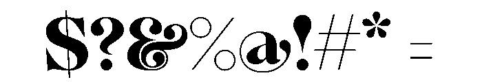 BSMilkshakeDisplay Extrabold Instance Font OTHER CHARS
