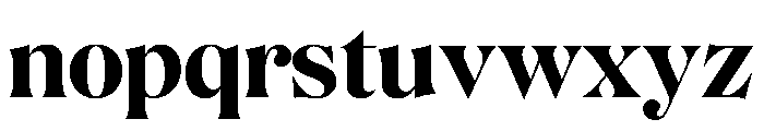 BSMilkshakeDisplay Extrabold Instance Font LOWERCASE