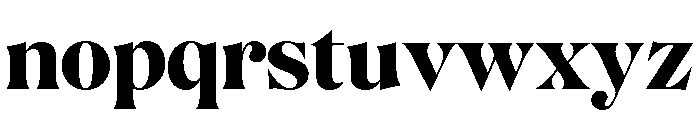 BSMilkshakeDisplay Heavy Font LOWERCASE