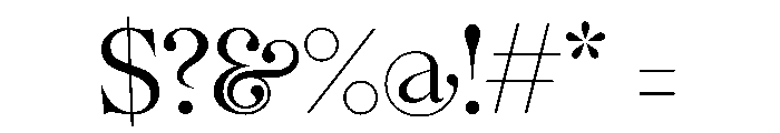 BSMilkshakeDisplay Light Instance Font OTHER CHARS