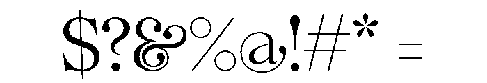 BSMilkshakeDisplay Light Font OTHER CHARS