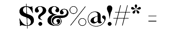 BSMilkshakeDisplay Medium Instance Font OTHER CHARS