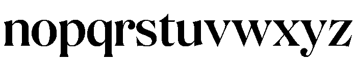 BSMilkshakeDisplay Medium Instance Font LOWERCASE