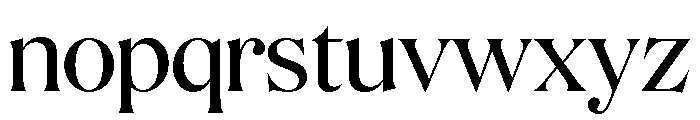 BSMilkshakeDisplay Regular Font LOWERCASE