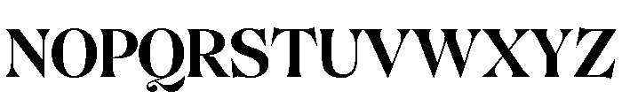 BSMilkshakeDisplay Semibold Instance Font UPPERCASE
