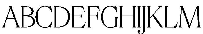 BSMilkshakeDisplay Thin Instance Font UPPERCASE