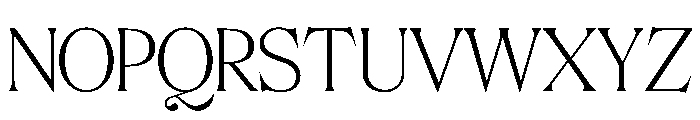 BSMilkshakeDisplay Thin Instance Font UPPERCASE