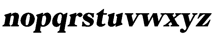BSMilkshakeText BlackItalic Instance Font LOWERCASE
